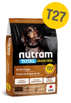 Корм для собак Nutram Total GF T27 Small Breed TurkeyChicken&Duck беззерновой индейка, курица, утка